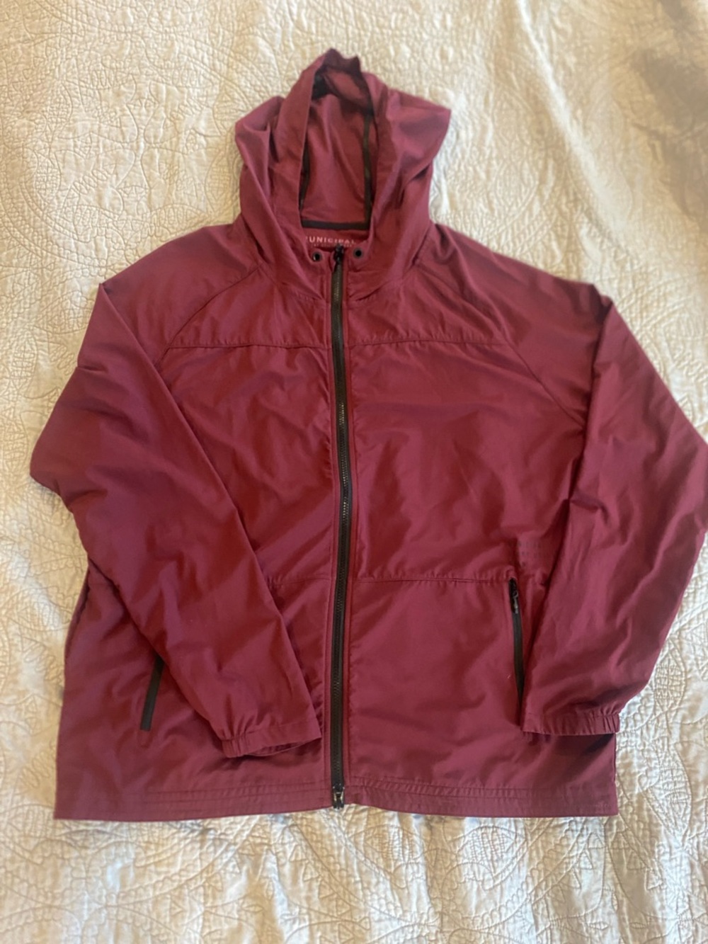 Municipal XL lightweight hooded zip
